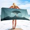 Minimalism Beach Towel,Plush Oversized Beach Towel,Large Summer Swim Towel,Travel Blanket Vacation Essentials Lounge Chair Cover