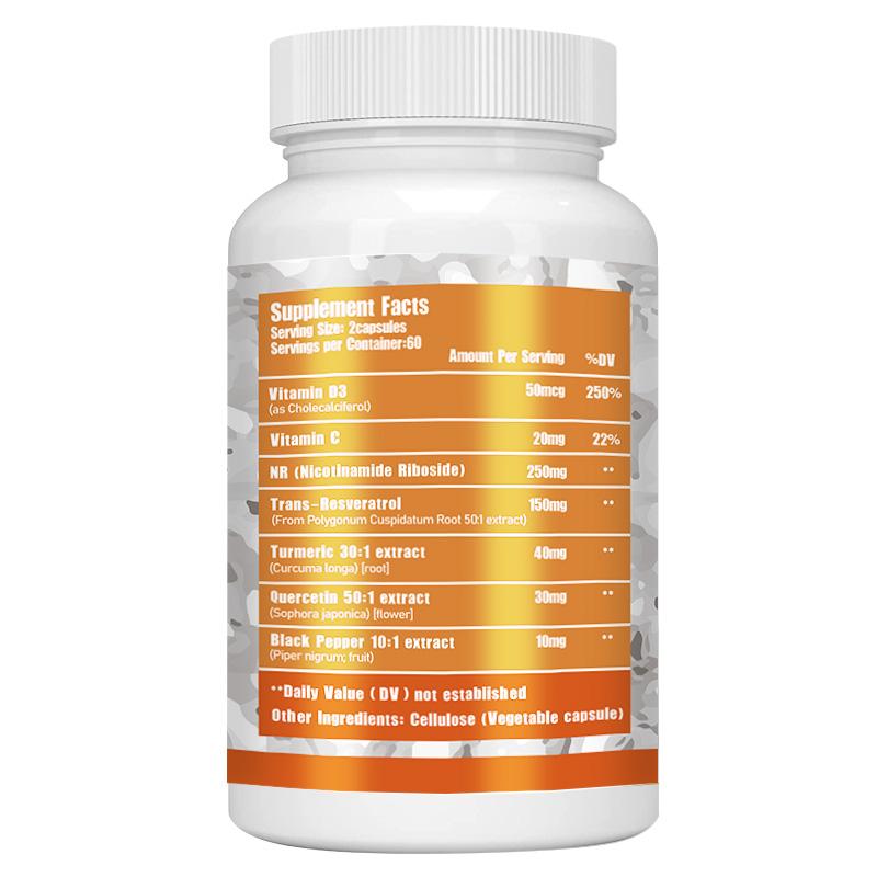 NAD + Boosting - Resveratrol, Quercetin - Boost Cellular Energy, Healthy Aging