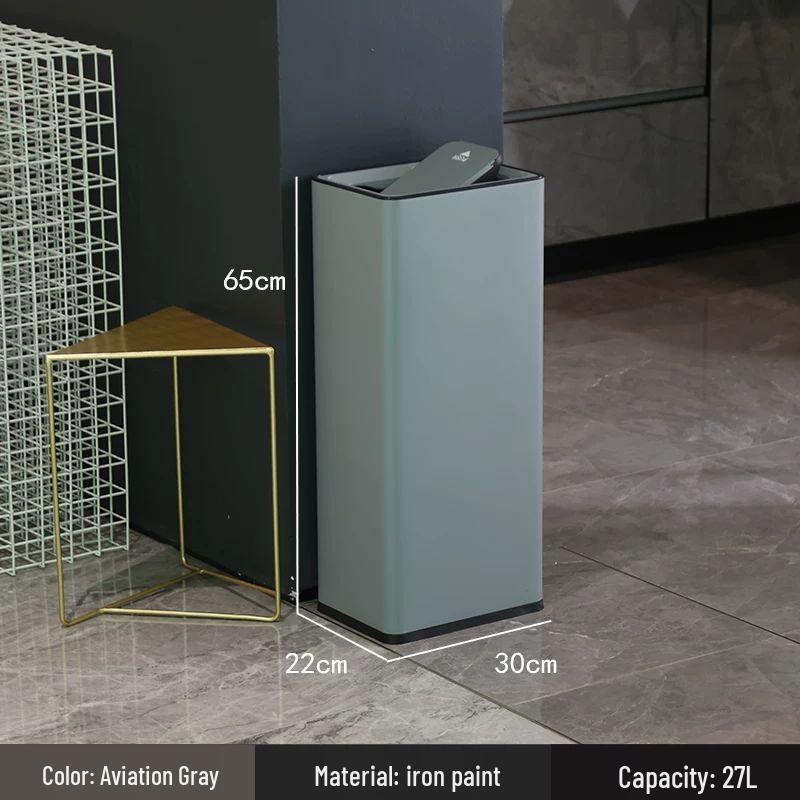Stainless Steel Restroom Paper Towel Trash Can