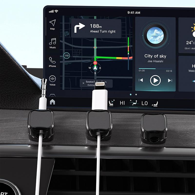 Magnetic Cable Manager Adhesive Wire Holder Keeper Organizer For Home Workplace Under Desk Cable Cord Management