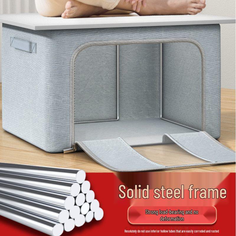 Thickened Oxford Cloth Foldable Storage Box for Quilts - Large Capacity Organizer