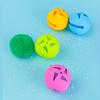 Wiederverwendbare Silikon-Wasserbälle mit saugfähigem Plüschkern, weiches, quetschbares Spritzspielzeug für Kinder und Erwachsene, lustiges Sommer-Pool-Wasserspielzeug
