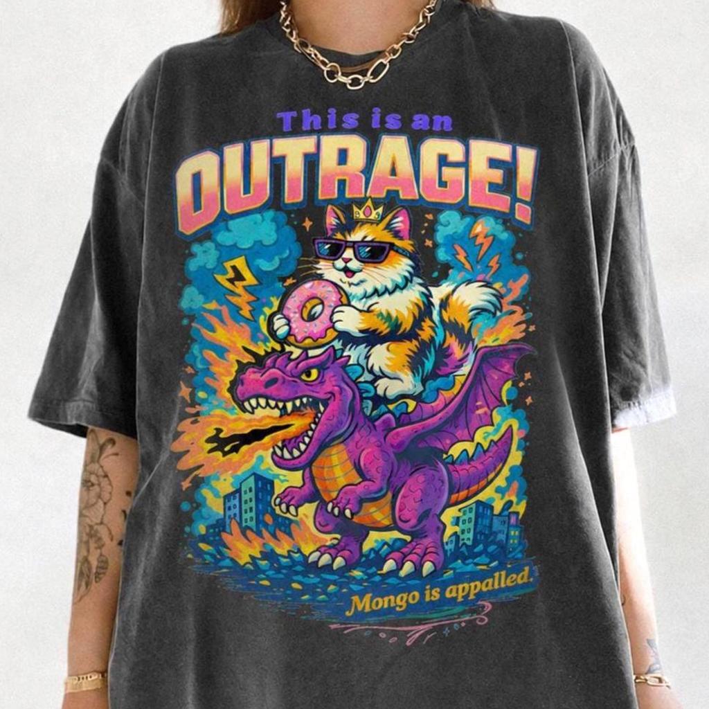 Comfort Colors Princess Donut Mongo Shirt, Dungeon Crawler Carl Tee, This Is An Outrage