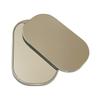 Zinc Zinc Alloy Heart Shape Makeup Mirror Mini Pocket Rotating Mirror Portable Mirror  Student Use