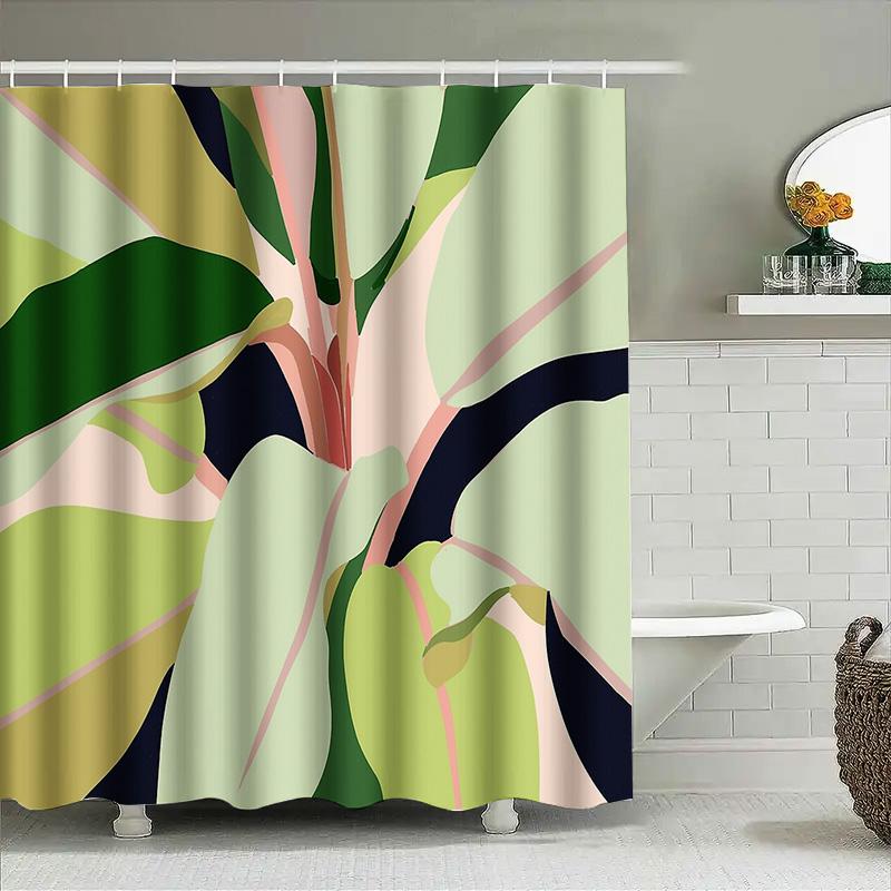Shower Curtain Abstract Art Modern Bathroom Decor Waterproof Fabric Liner Set Vintage Pattern Home Textile Tapestry