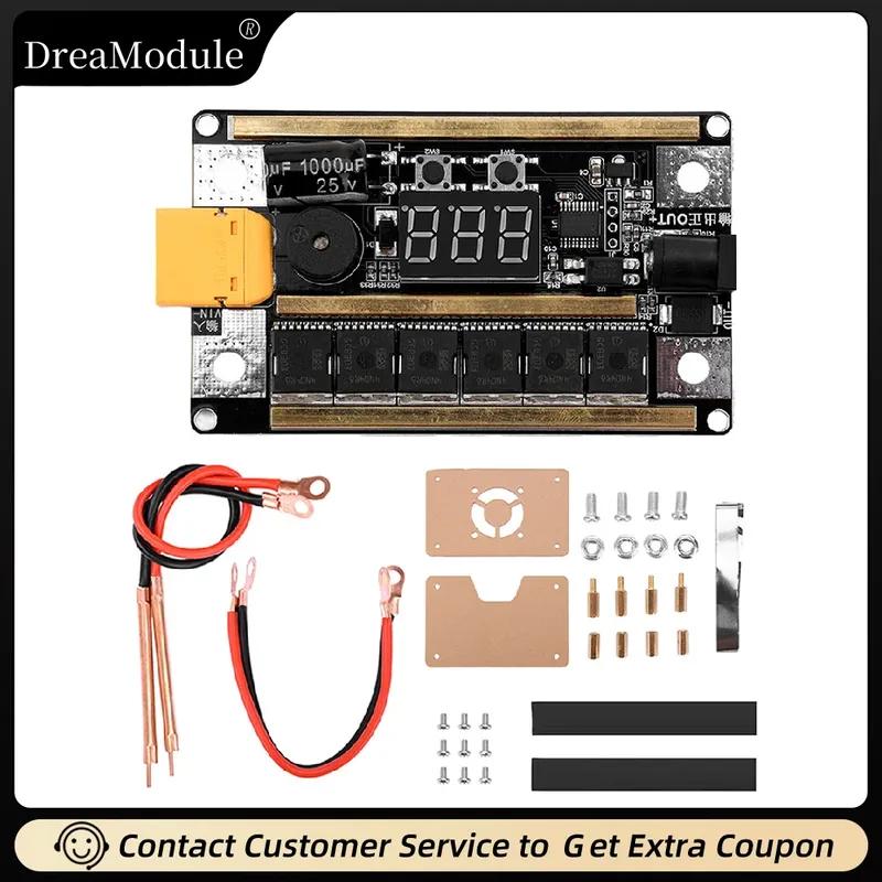 GX591 99-Speed Spot Welder DIY kit Handheld 12V 100-300A 18650 Battery Mini Welding Machine Control Board 0.1-0.2mm Welding