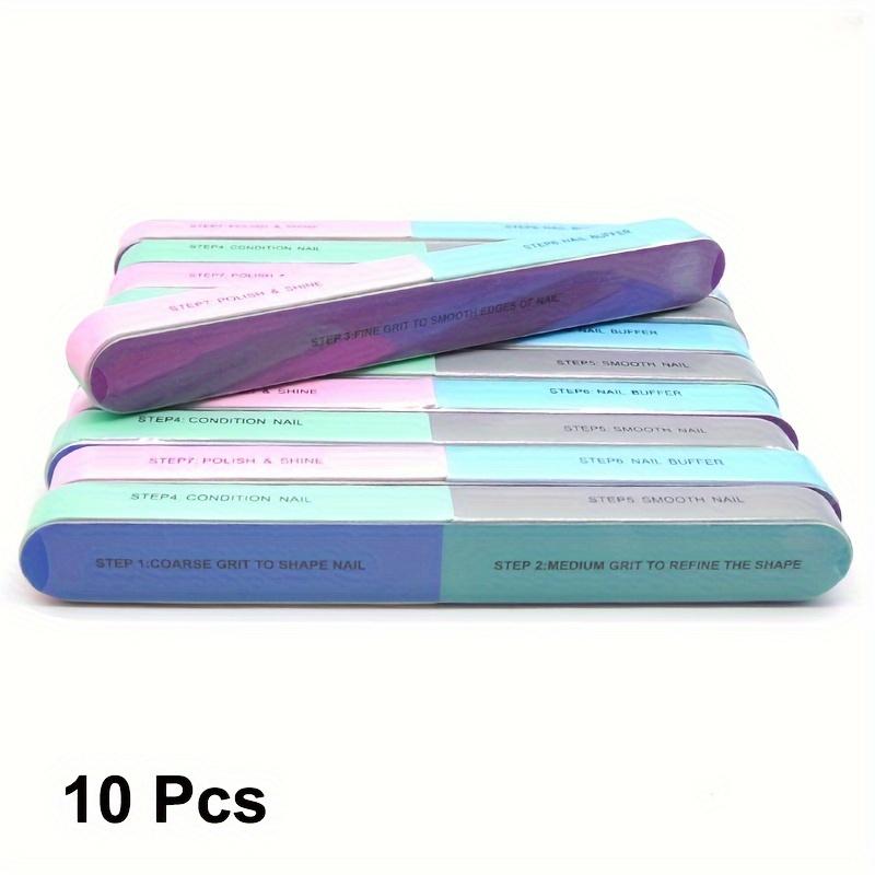 Xiaomi 3/5/10pcs Nail Files Buffer Block 7 Side for Nail Buffer for Natural for Nails Smooth Buff Shine for Nail Care Beauty Tools