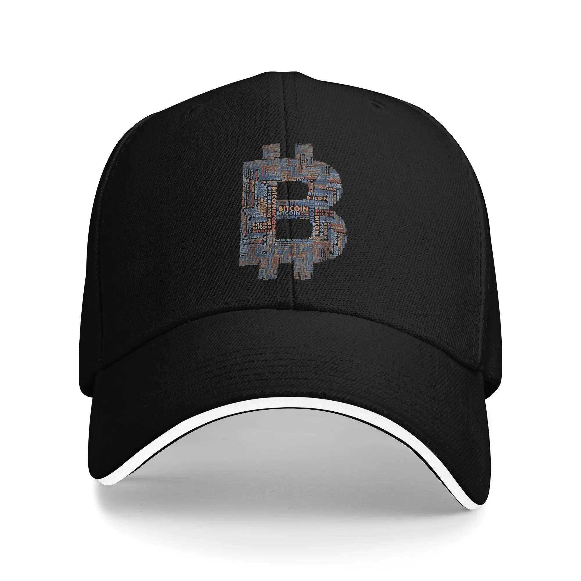 

Bitcoin Casual Baseball Cap Summer BTC Big B Logo Trucker Hat Breathable Outdoor Sports Hip Hop Hats Women Unisex Funny Caps One Size