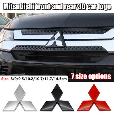 Autocollant Décoration Logo Badge Calandre Avant de Voiture ABS pour Pajero Outlander XL Montero Lancer Galant Xpander Accessoires