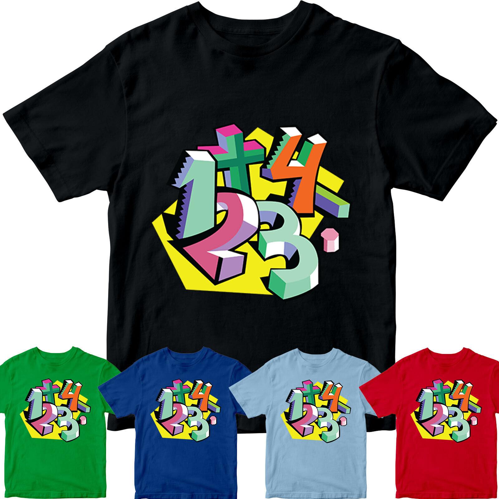 Number Day 100% Cotton T-shirt Mens Tees Tops National Maths Day School Boys Girl Top #ND #12 3XL