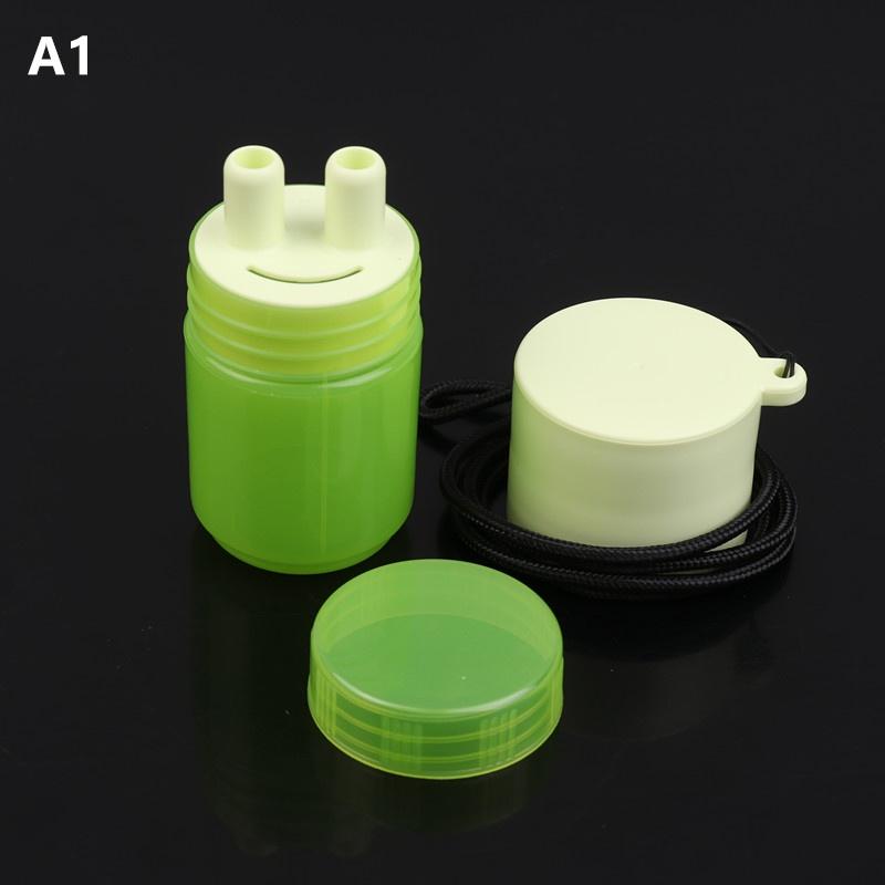 Herbal Inhalant Inhaler Accessory Two Nostrils Sticks Inhaler Tubes Cap Portable Reusable Nasal Inhaler Nasal Suction Cap Bottle