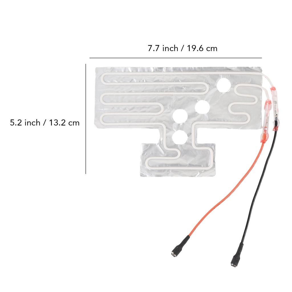 Garagenkühlschrankheizung Aluminium Langlebig Hohe Festigkeit Professionell 5303918301 für Kühlschränke