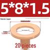 National Standard Red Copper Gasket Seal Ring and Flat Washer M3-M60mm for Marine Instruments