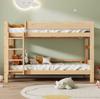 Bunk Bed for Children and Teenagers, Children's Bed, Split into 2 Single Beds, Sturdy Pine Wood Frame, Easy Assembly, Natural, 90x200cm