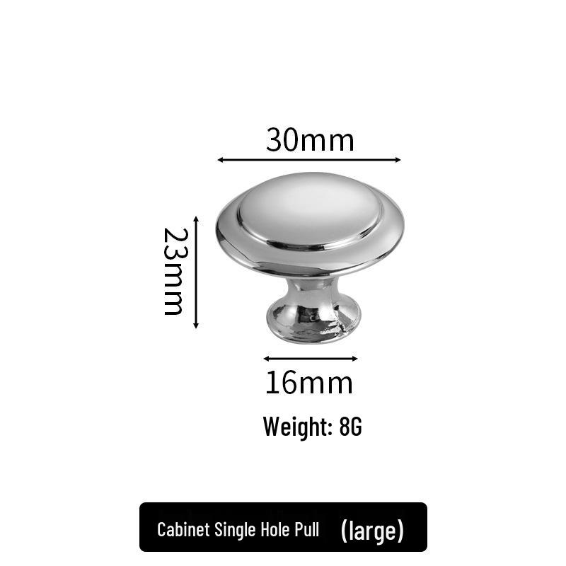 Gold Black Stainless Steel Round Drawer Handle for Kitchen or Shoe Cabinets