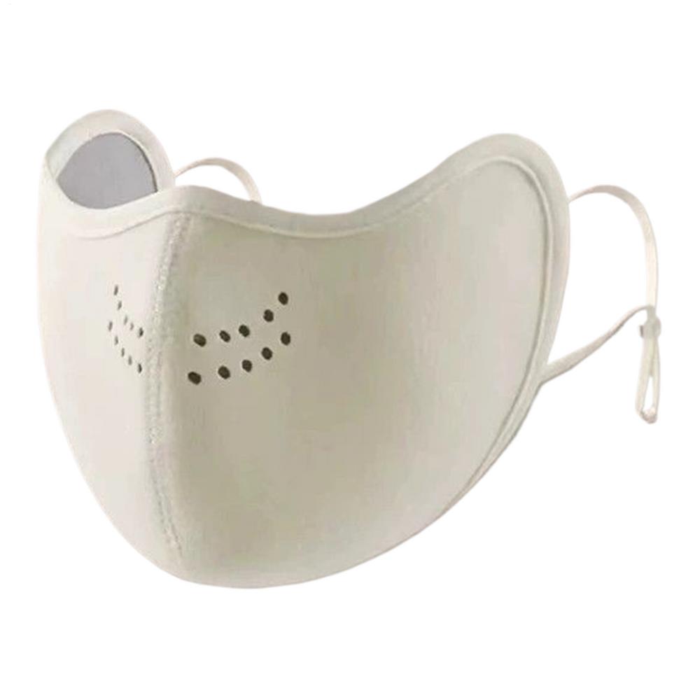 Cold Weather Face Cover Breathable Cold-Proof Thermal Windproof Cold Weather Men Face Warmer For Men Women Outdoor Sports белый