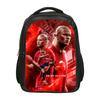 Haaland Double layered Backpack Football Star School Bags Rucksack Football Sports Bookbag Travel Large Capacity Backpacks