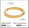 Uworld Classic 18K Plated Irregular White Zircon Double-Layer Open Bracelet Women Gold Color Stainless Steel Bracelets Jewelry