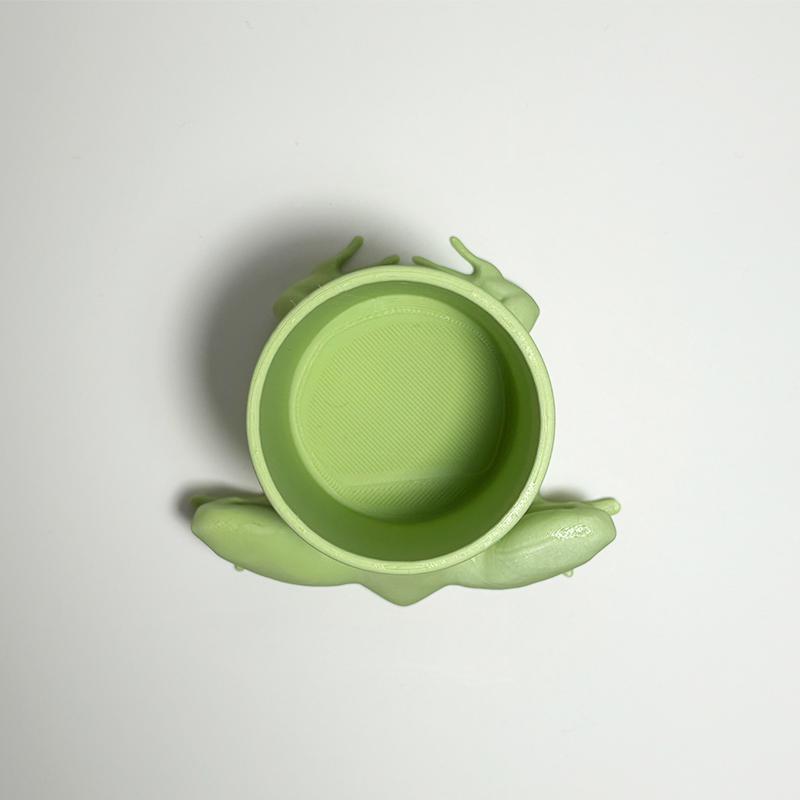 Abstract Frog Flower Pot Succulent Plant Pot Desktop Ornament Pen Holder Plastic Planter Home Decor
