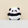 Charming Panda Plush Keychain Cute Short Plush Panda Doll Adorable Bag Accessory