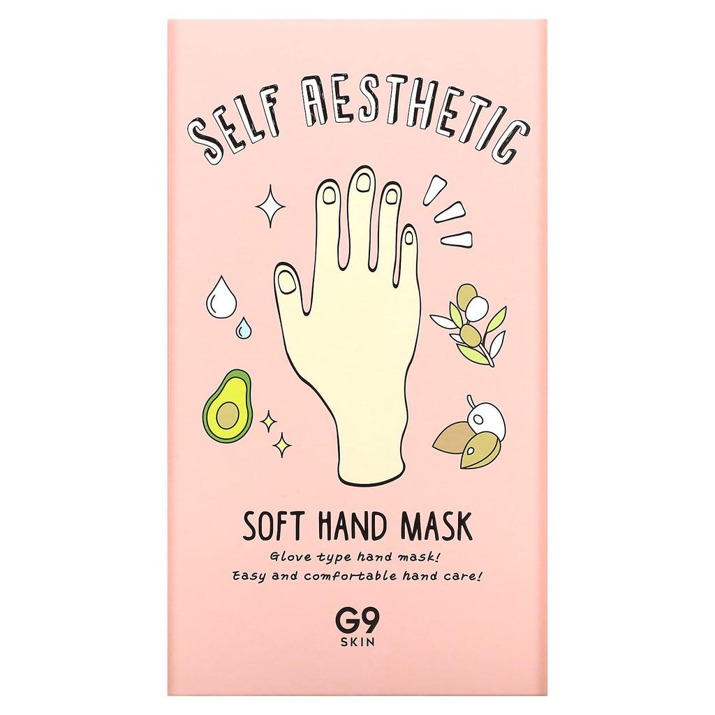 G9SKIN Authentic of Series Hand Easy Care Like a Korean Cosmetics [Official Product] [Set 5] Self-Aesthetic (Soft Pack) Glove,