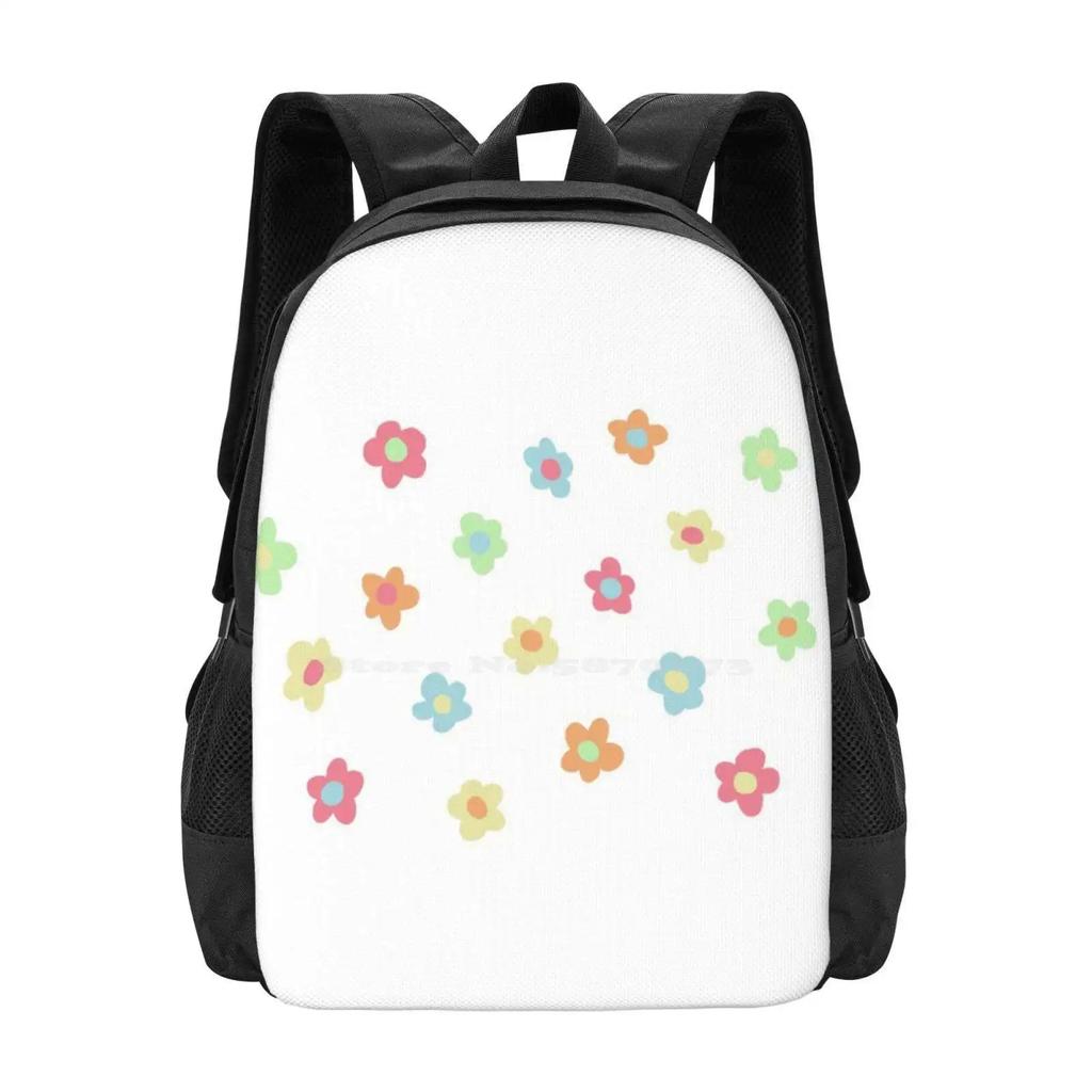 Simple Kidcore Aesthetic Flower Pack 18 New Arrivals Unisex Bags Student Bag Backpack Hobicore Aesthetic Hobicore Flowers