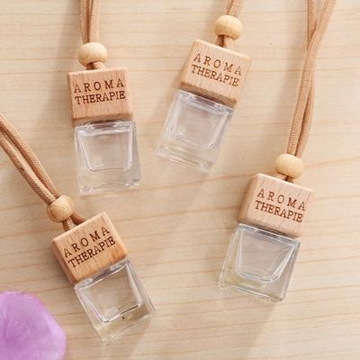 Empty Bottle Rearview Mirror Ornament Aromatherapy Refillable Diffuser Air Fresher Perfume Pendant