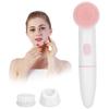 2‑In‑1 Electric Ultrasonic Silicone Face Cleansing Brush Pore Cleaner Face Cleansing Brush