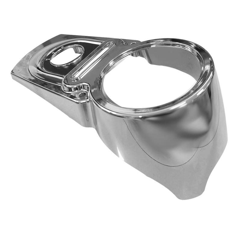 For Dyna Street Fat Bob Low Rider 2004-UP Motorcycle Chrome Fuel Tank Dash Console Cover Dash Panel Cover