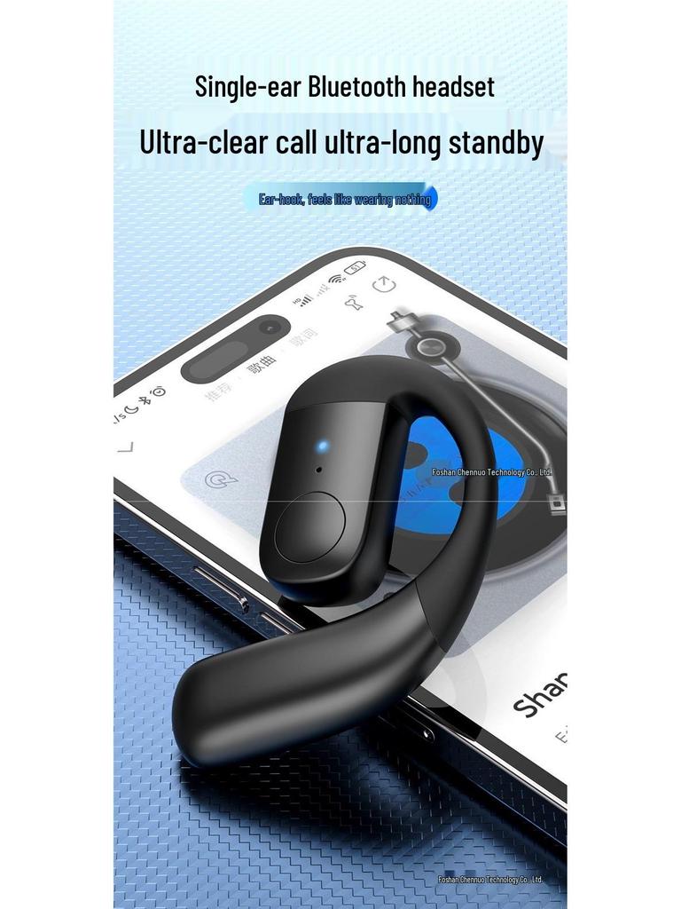 2025 New Model Bluetooth Headphones: Open-Ear, Noise-Cancelling, Ultra-Long Battery for Comfortable, Wireless Sport Running