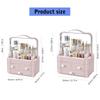 Sturdy PVC Cosmetic Organizers With Clear Drawers for Quick Access for Makeup Lovers and Families Organization