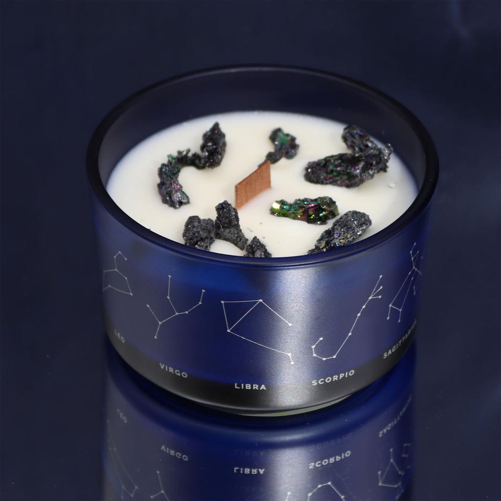 Leo Zodiac Candle and Bracelet Set 2 Piece