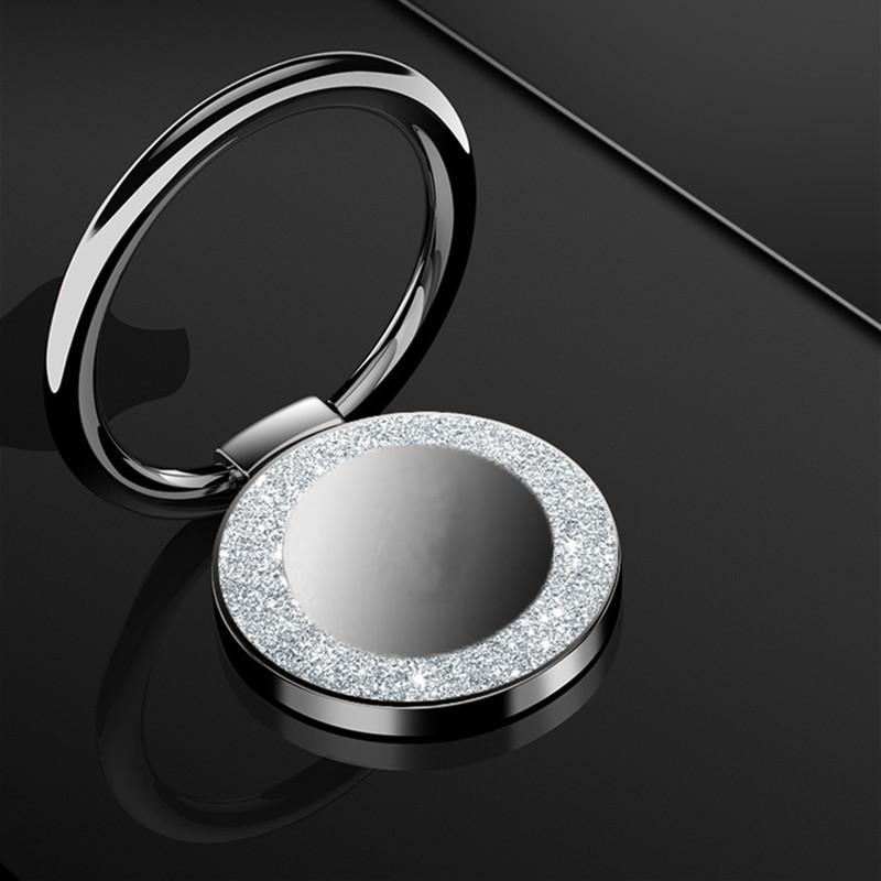 Křišťálový třpytivý bling diamantový držák prstenu pouzdro na telefon pro IPhone X XR XS Max 8 7 6 6S Plus Samsung Galaxy S9 S10 S10e Příslušenství