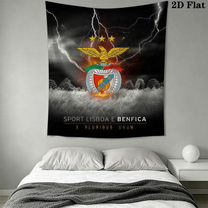 Benfica Wall Hanging Printed Fabric Blanket Decorative Tapestries for Bedroom Living Room Home Decor