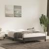 Bed Frame without Mattress Dark Grey 120 x 190 cm Velvet