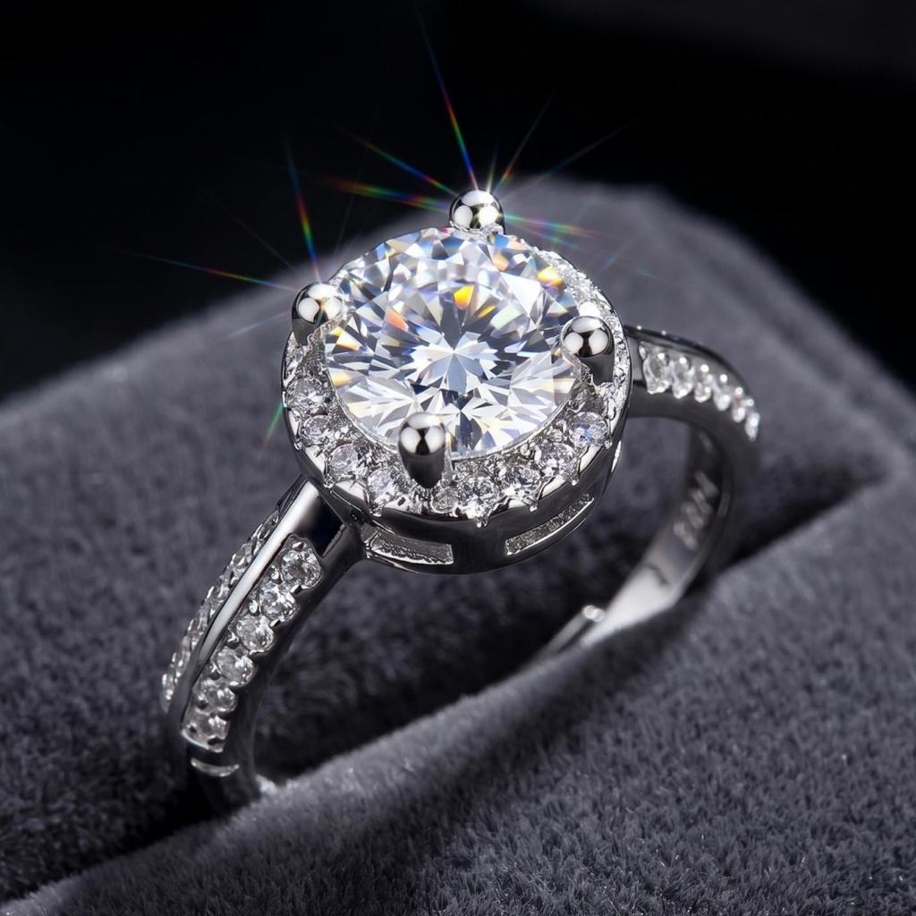 Copper Ring Beautiful For Women Wedding Jewelry Engagement Charm Party Fashion Gift High Quality 5A Zircon Ring