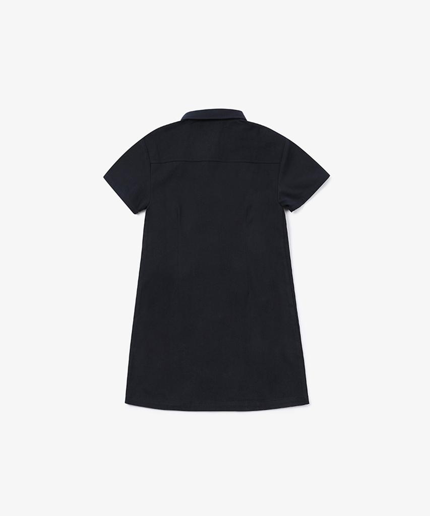 Solteuaenchokollis Sac Out-Pocket Collar Dress Navy 4W232J001