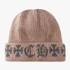 Thickened knitted hat, fashionable jacquard wool hat, small and versatile couple cold hat in autumn and winter