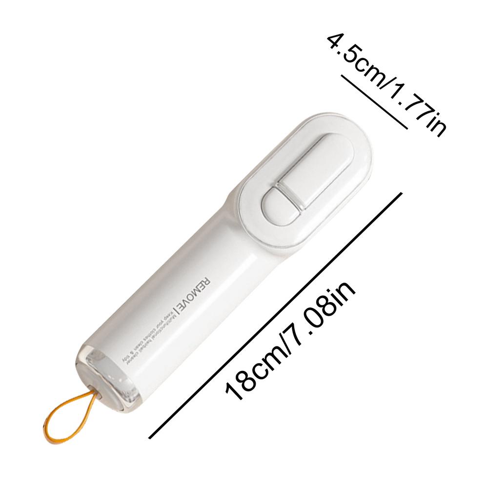 

Pet Hair Lint Roller 2-in-1 Sticky Pet Hair Shaving Lint Brush Cleaner Hangable Cleaning Supplies Reusable Push Type Ergonomic білий