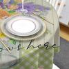 Frühling Blumen Aquarell Plaid Runde Tischdecke Wasserdichte Tisch Abdeckung Für Hochzeit Party Dekoration Esstisch Abdeckung