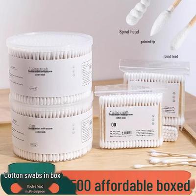 Disposable Double-Headed Cotton Swabs: Ear Cleaning & Makeup Use