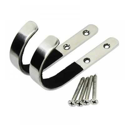 Multi Functional Metal Hook Bracket Storage Rack Wall Mounted Storage Bedroom Home 2pc