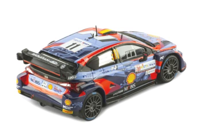 Ixo Model Hyundai I20 N Rally1 22 Croatia RAM851 #11 T.Neuville/M.Wydaeghe 1/43
