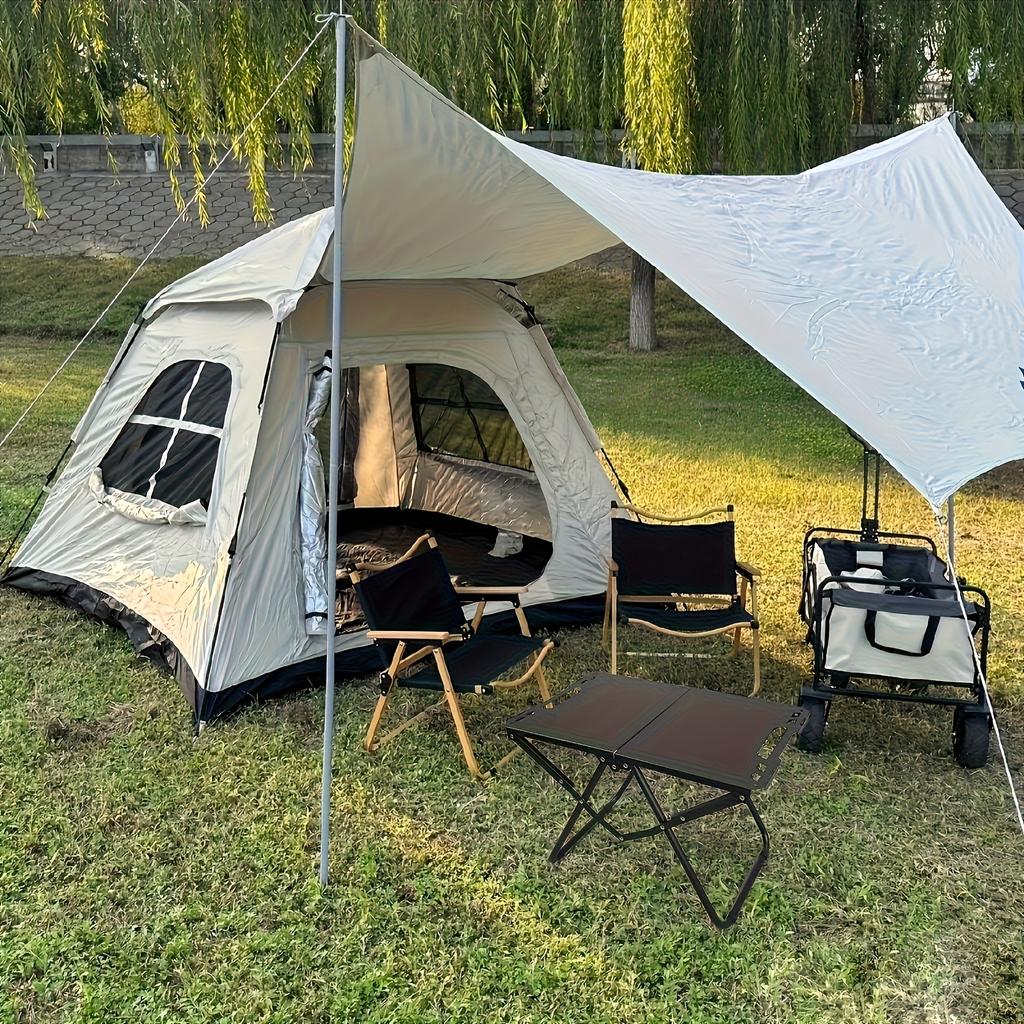 Lightweight Carbon Steel Portable Foldable Camping Table - Multipurpose BBQ & Picnic Table for Outdoor Travel, Hiking & Camping