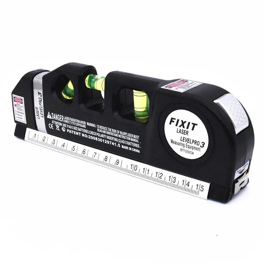 Multifunctional Level Vertical Horizon Measuring Tape Aligner Precise Measurement Metric Rulers