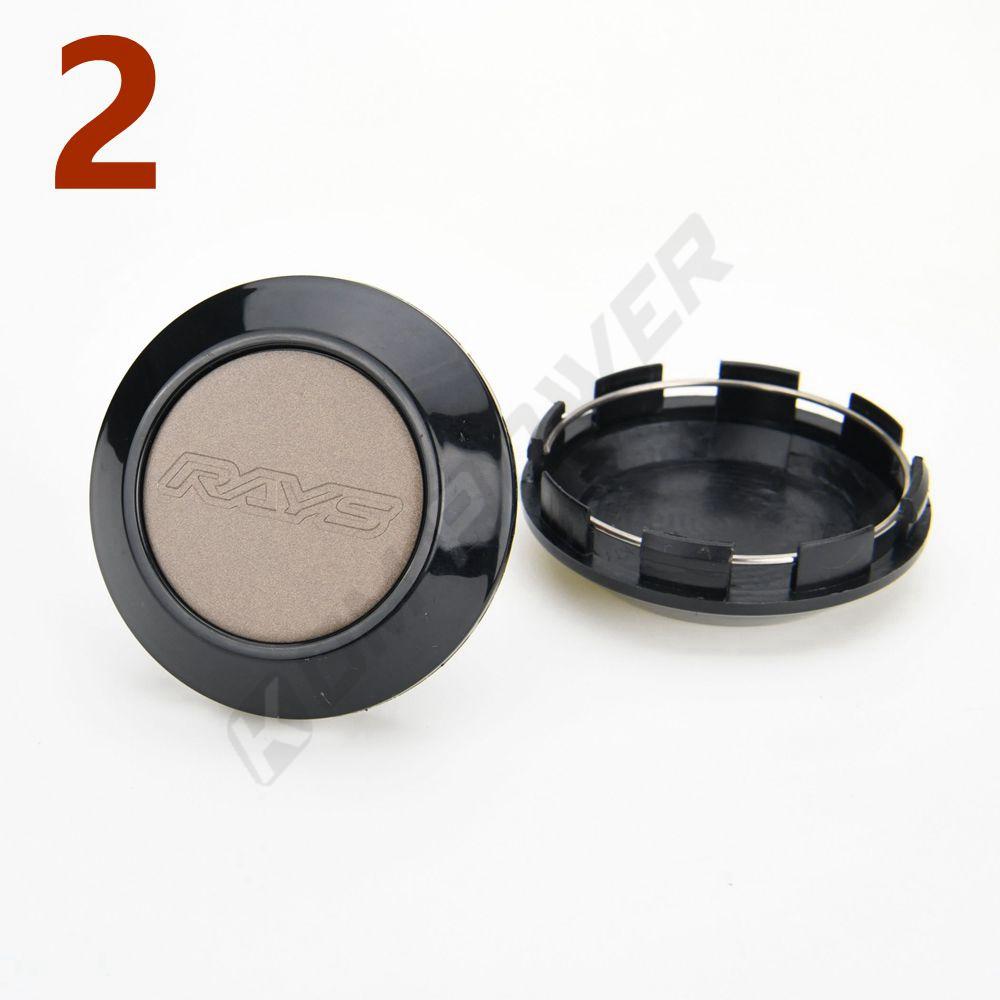 

4PCS OD 76MM / ID 72MM Sport Rim Cap RAYS VOLK Emblem Wheel Center Cap Wheel Cover Hubcap