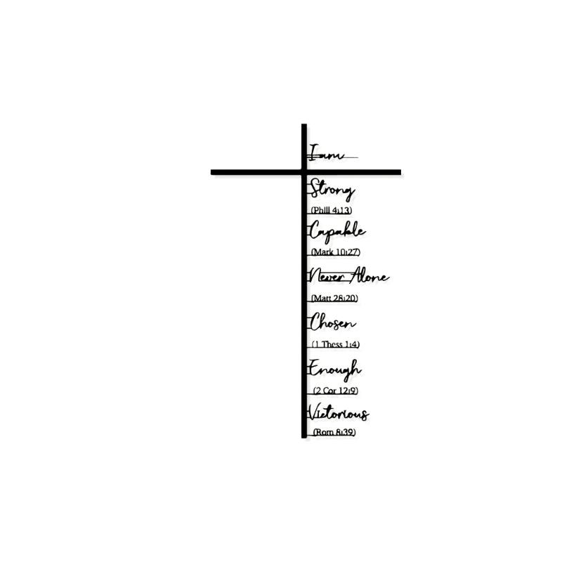Christliche Kreuze Wandkunst Religiöse Wanddekorationen für Gebetsraum Hängende Wandkunst Dekorationen Religiöses Spirituelles Geschenk