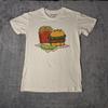 Butts On Things T-Shirt Size Medium Cream Beige Fast Food Funny