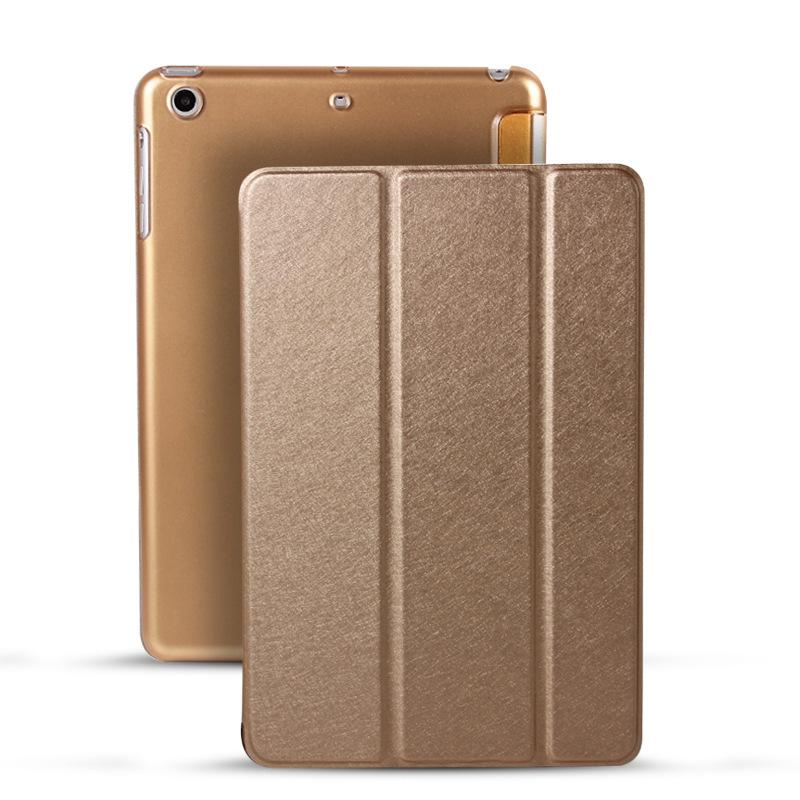 Silk pattern three-fold anti-drop iPad protective case painted pattern tablet protective leather case custom logo