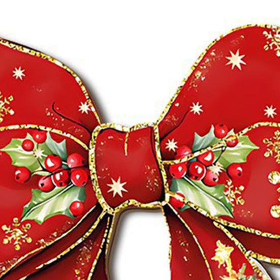 Yousheng Christmas Bow Wooden Door Sign 12 Inch Large Bow Hanging Welcome Sign Vintage Wall Art Door Hanger for Girls Room Dorm Apartment Porch Decor